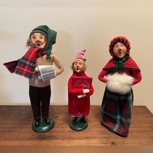 Byers’ Choice The Carolers 1987 Set of 3